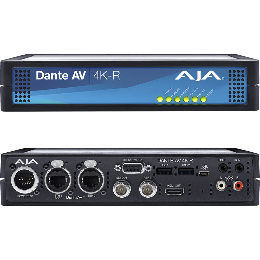 

Ресивер AJA Dante AV 12G-SDI/HDMI 4K