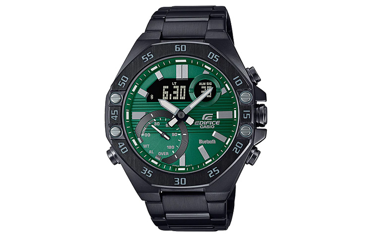 

CASIO Часы Men EDIFICE Green Watch ECB-10DC-3A, Green Dial