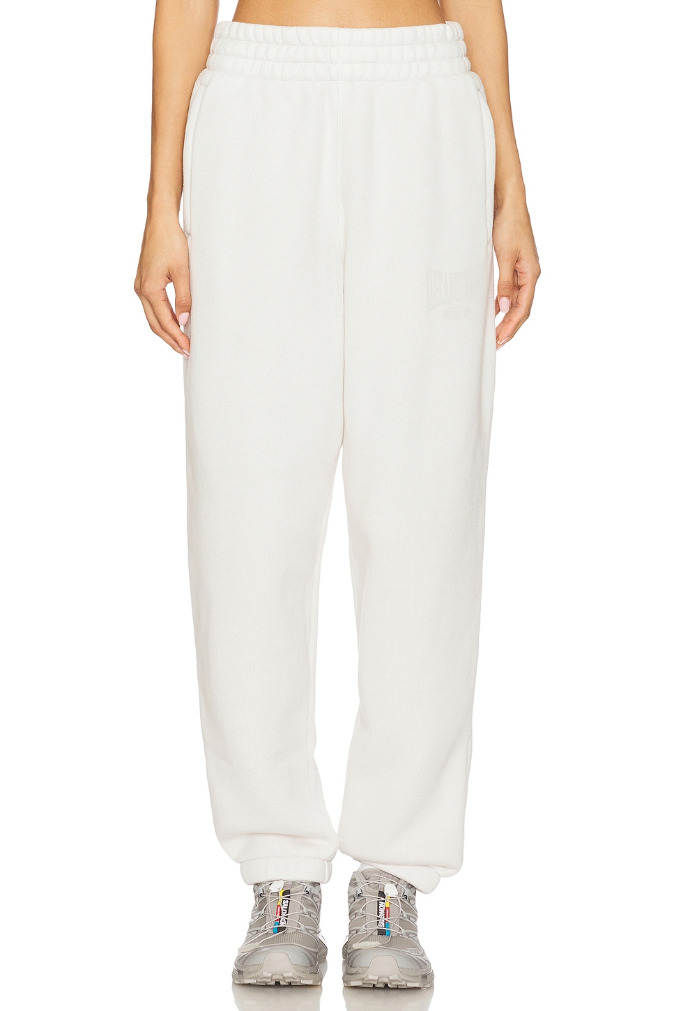 

Спортивные брюки с принтом Alexander Wang, dirty white
