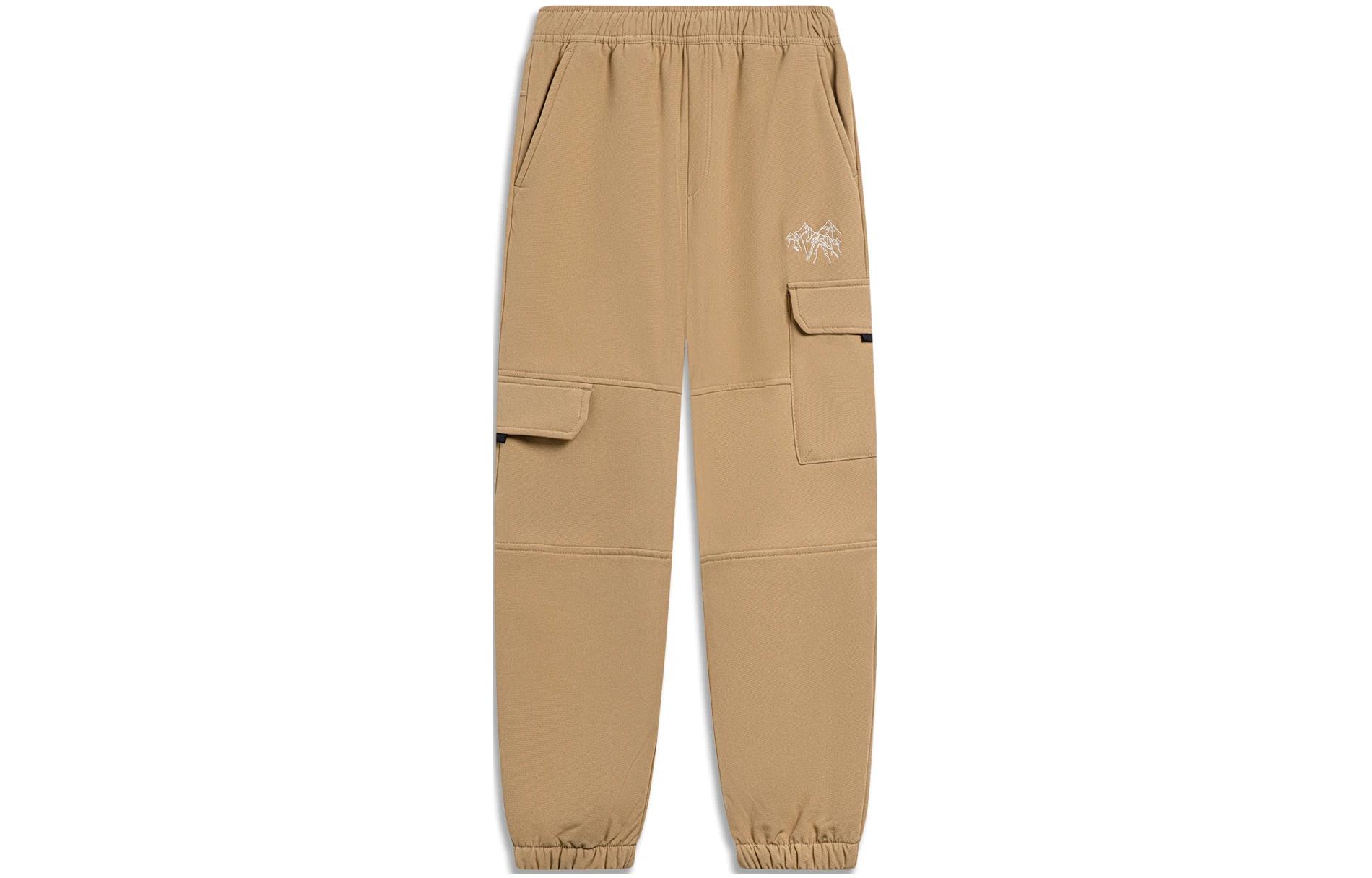 

Детские трикотажные спортивные штаны LINING, Dark Brown Tea