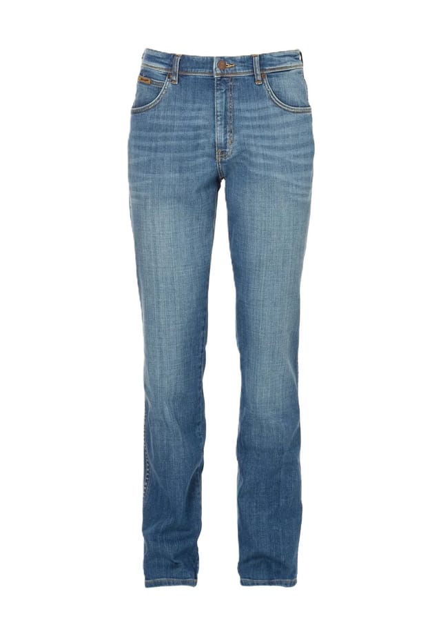 

Джинсы "техас" средняя талия Wrangler, цвет 37x worn broke