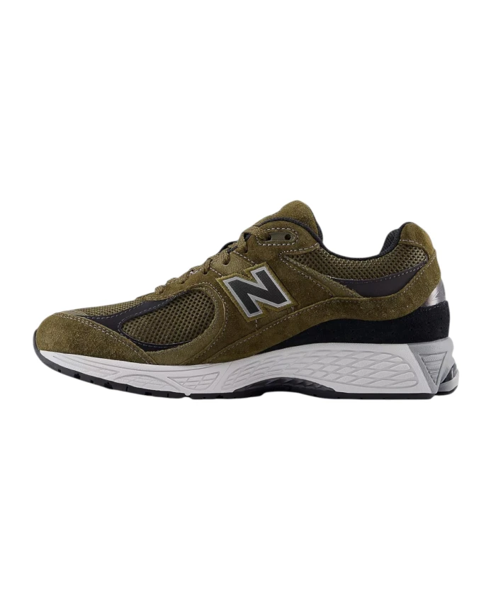 Зеленые кроссовки 2002r в лесном стиле New Balance, зеленый — фото 3