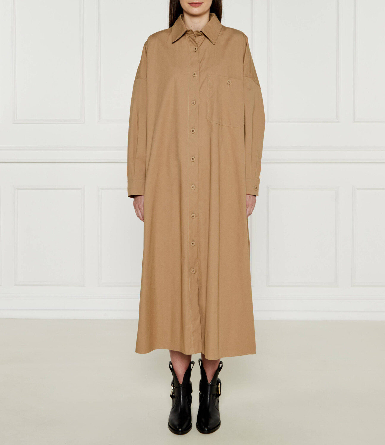 

Платье Weekend MaxMara, бежевый