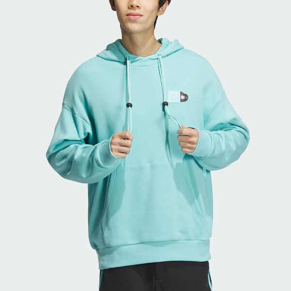 Толстовка оригиналы v day hoodie asia sizing Adidas, синий — фото 3