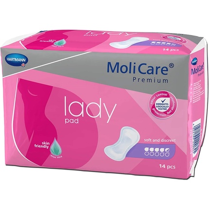 

MoliCare Premium Lady Pad 4.5 Tropfen 14 шт. Paul Hartmann Ag