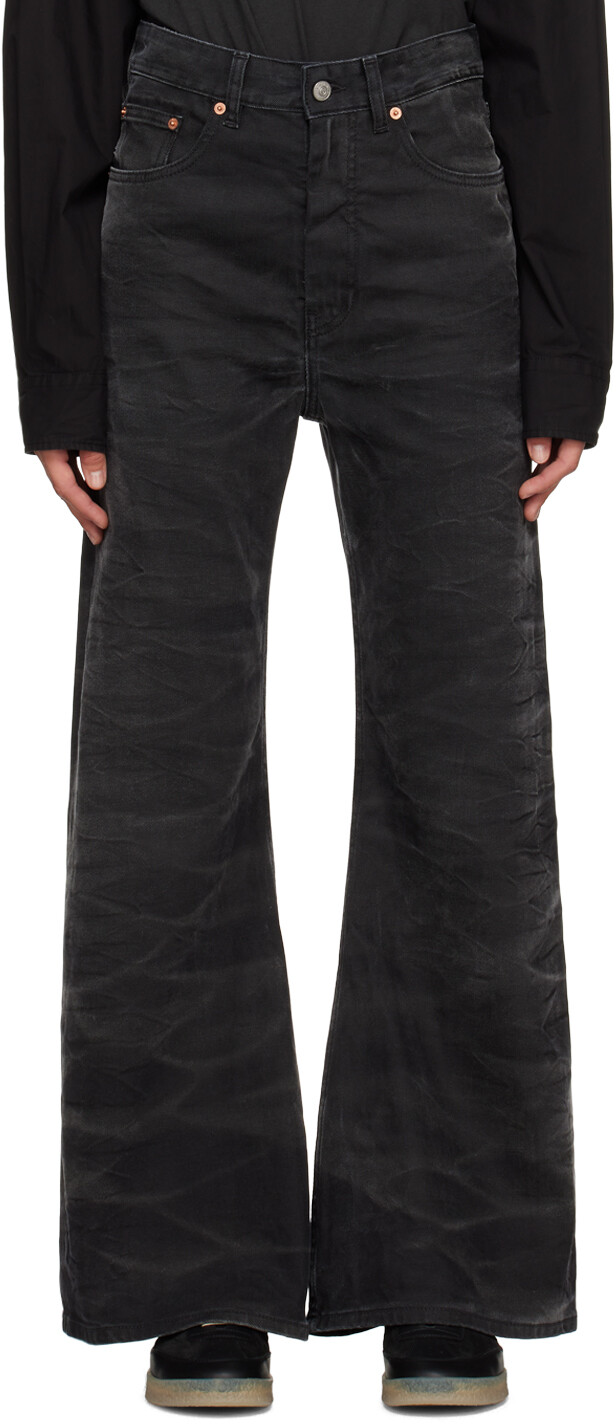 

Черные джинсы-клеш MM6 Maison Margiela