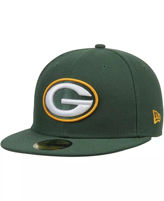 

Мужская зеленая приталенная шляпа Green Bay Packers Omaha 59FIFTY New Era