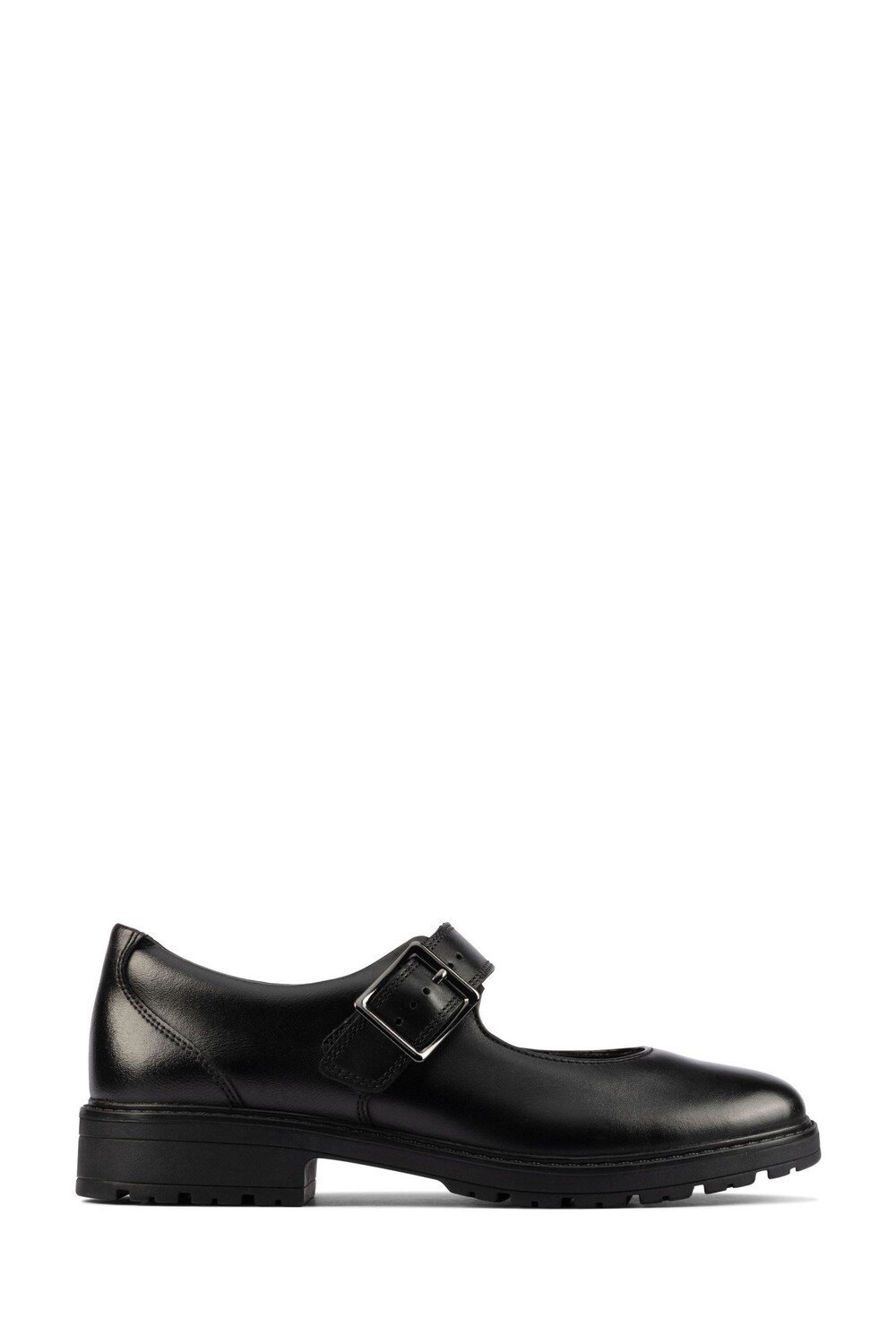 

Кожаные туфли с универсальной пряжкой Clarks, черный
