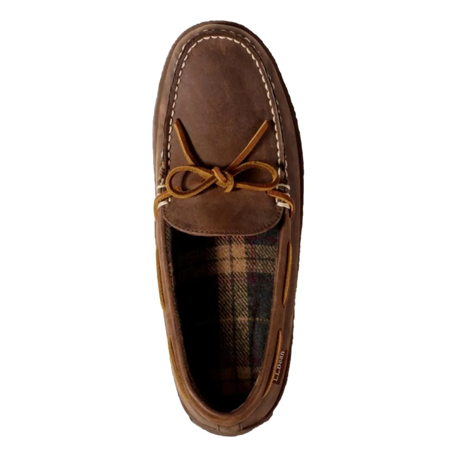 Мужские мокасины-тапочки LLBean с флисовой подкладкой, модель Acorn 212164-BRN L.L Bean, коричневый — фото 2