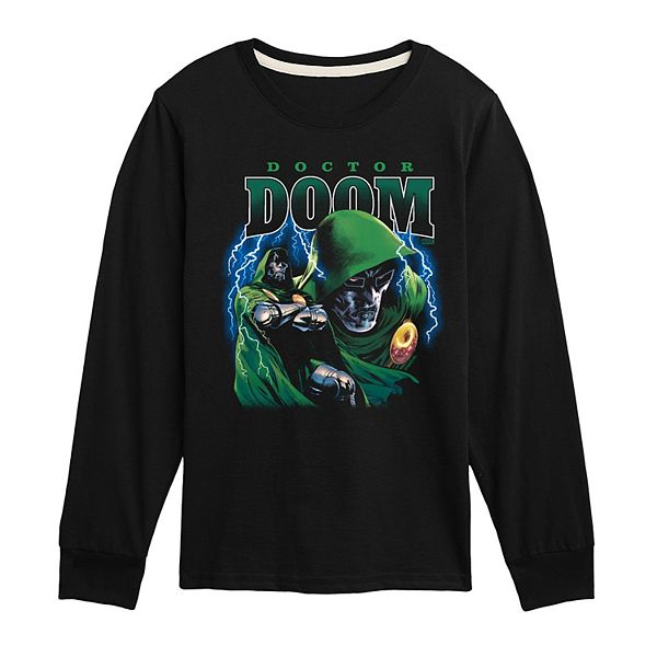 

Футболка с длинным рукавом Dr Doom The Fantastic Four: First Steps для мальчиков 8-20 Marvel