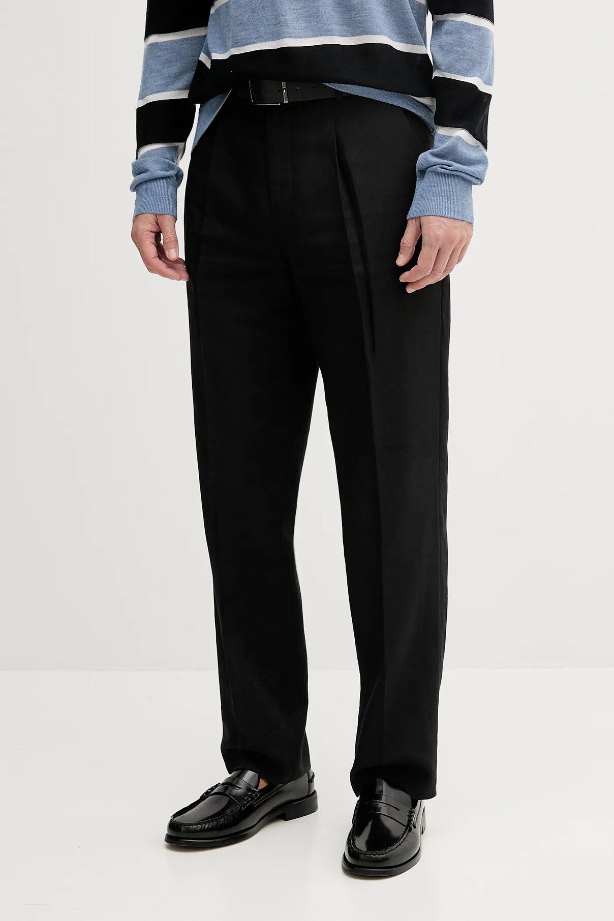 

Льняные брюки Calvin Klein, черный