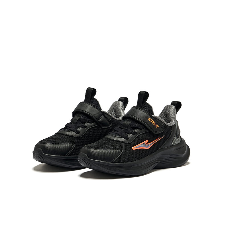 Кроссовки для детей "Дети" Erke Kids, цвет Jet Black/Steel Gray — фото 4