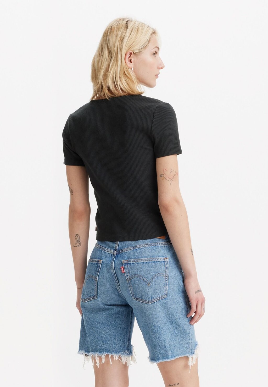 Футболка с принтом MUSE TEE Levi's, черный — фото 3