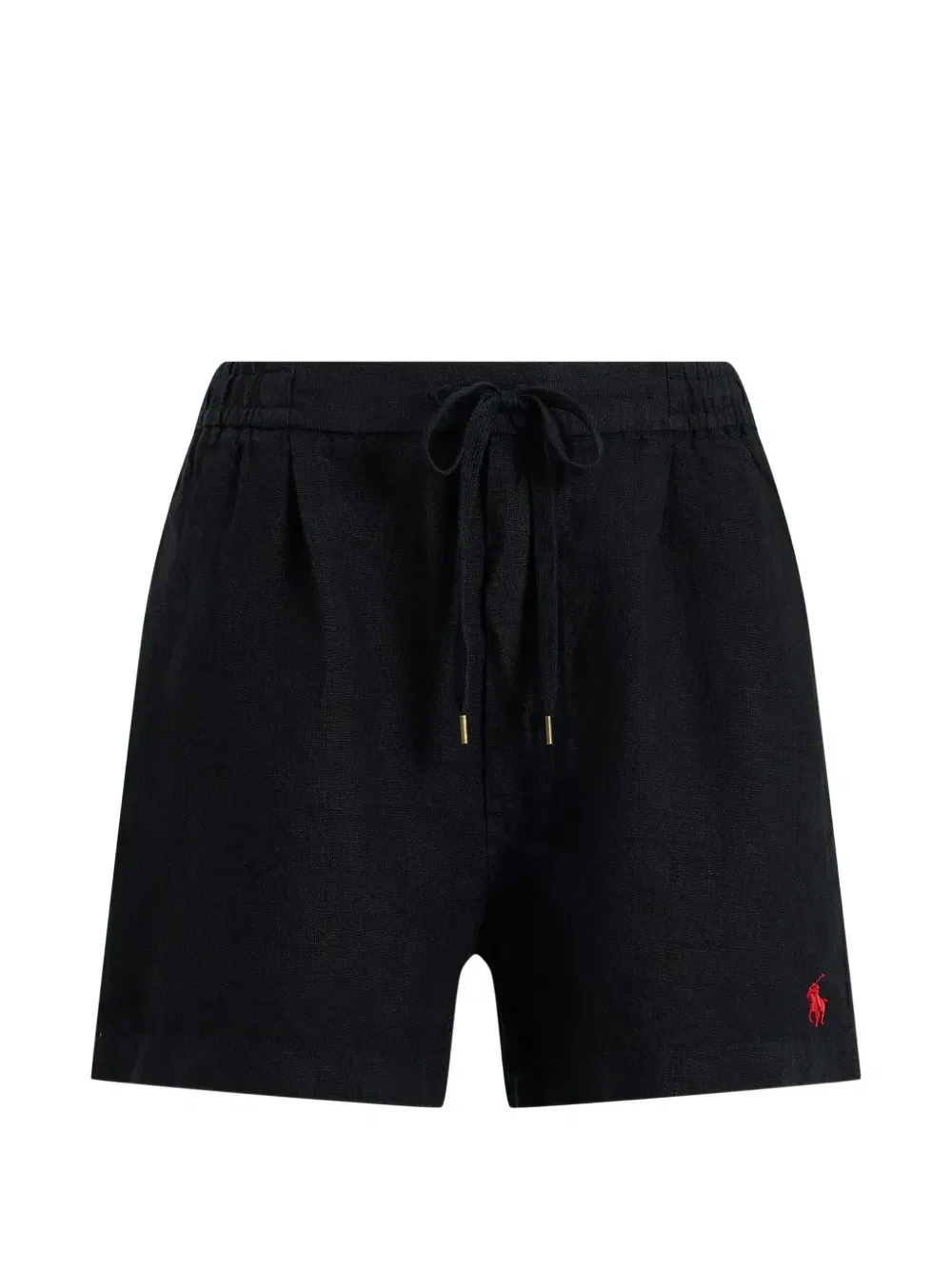 Шорты на кулиске с вышитым логотипом POLO RALPH LAUREN, черный