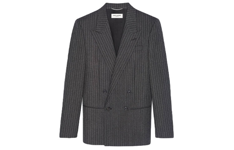

Деловой костюм мужской черный Saint Laurent, черный