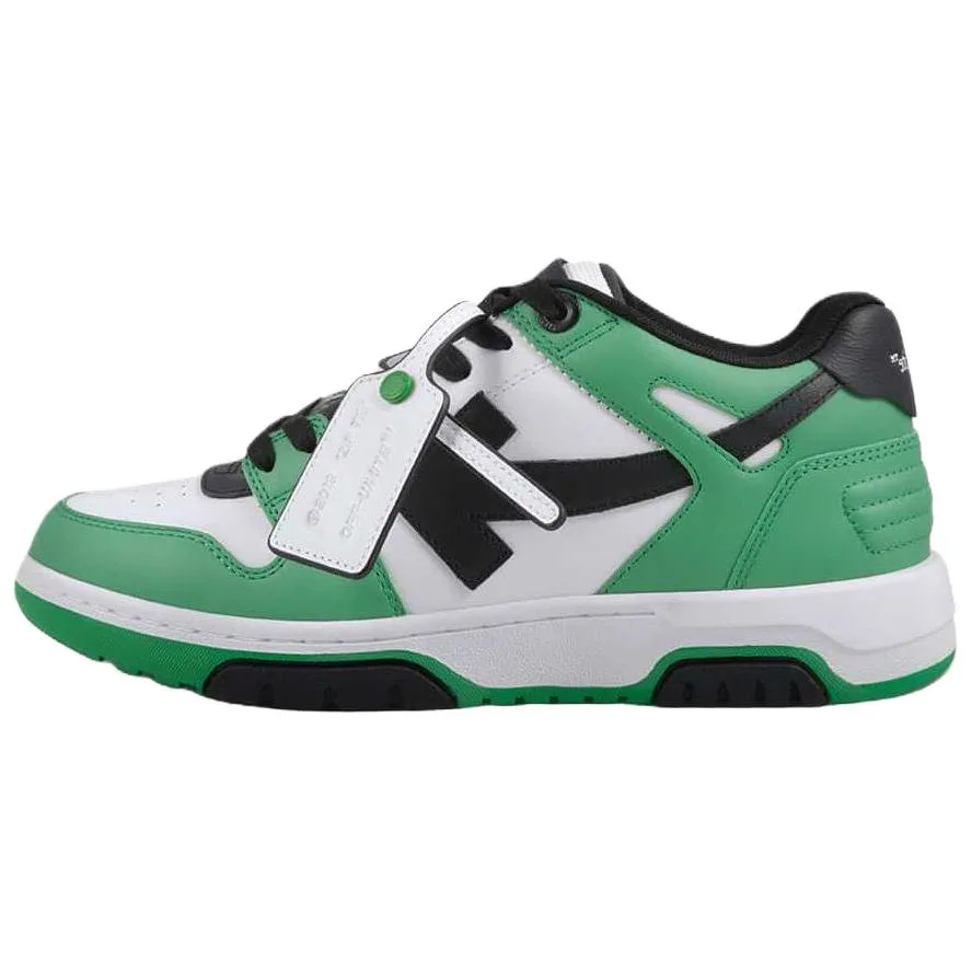 OFF-WHITE OFF WHITE Out Of Office 'OOO' лоу-топсы зеленые черные