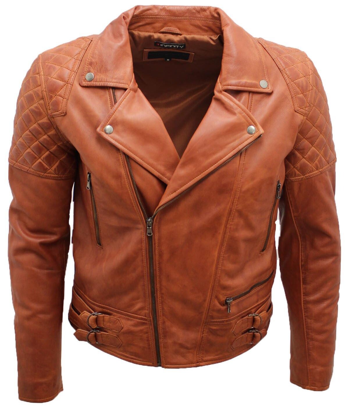 

Кожаная стеганая косуха-бордо Infinity Leather, коричневый
