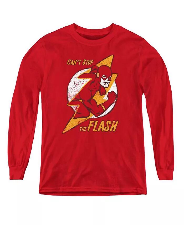 

Мальчики DC Youth DC Comics Bolt Длинные рукава Толстовка Flash, красный