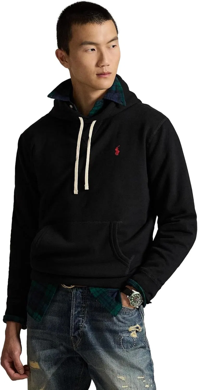 Мужская флисовая толстовка POLO RALPH LAUREN The RL, Rl Polo Black — фото 2