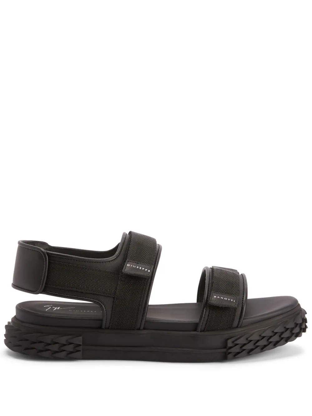 

Сандалии Blabber Gummy на липучках Giuseppe Zanotti, черный