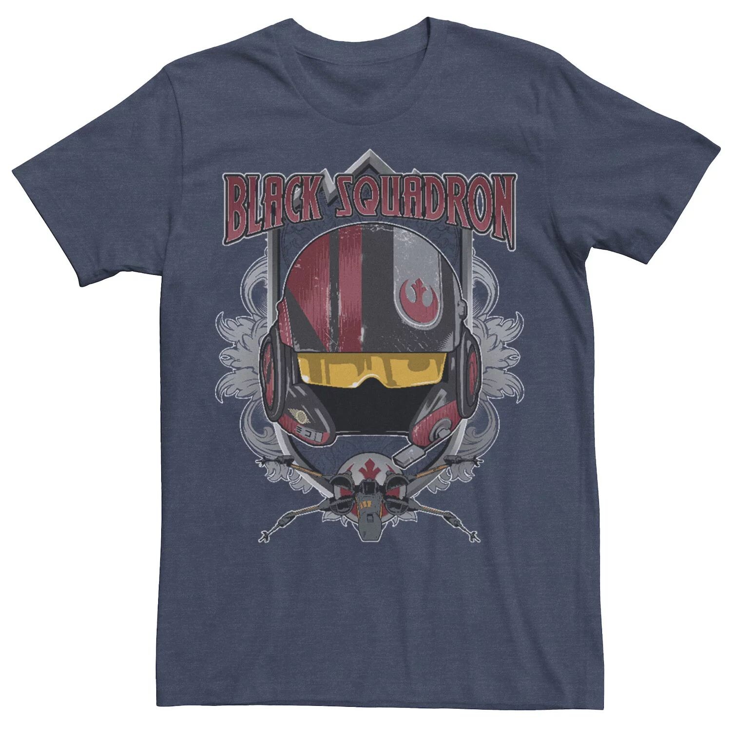 

Мужской черный шлем Squadron и футболка X-Wing Star Wars