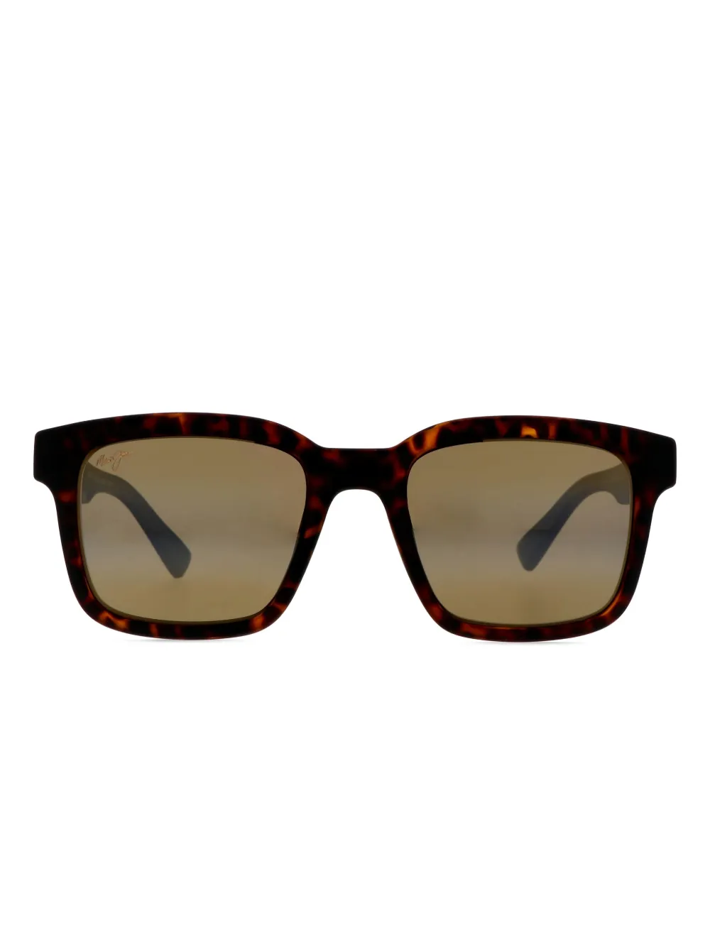 

Солнцезащитные очки Opiopio Af в оправе черепаховой расцветки Maui Jim, коричневый