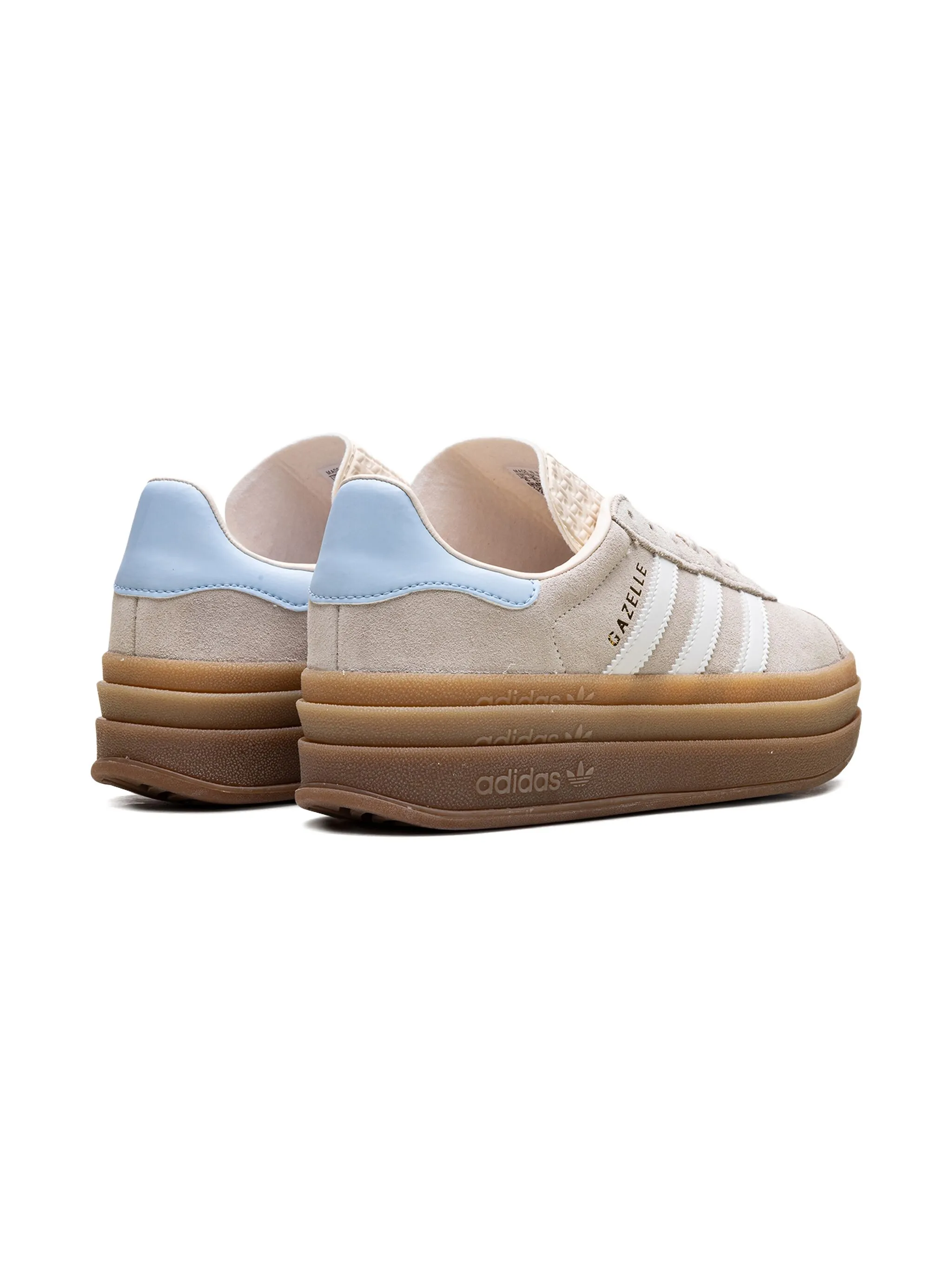 Кроссовки Gazelle Bold Wonder Clear Sky Adidas Kids, бежевый — фото 3