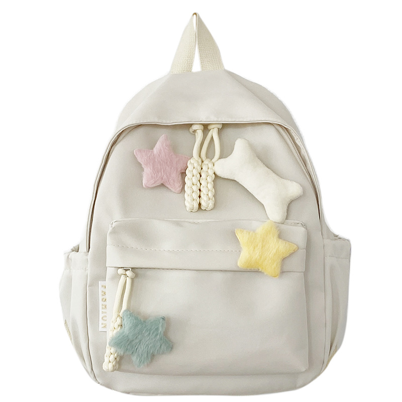 

BALANG Нейлоновый рюкзак малый унисекс разноцветный, White with Star and Bone Charm