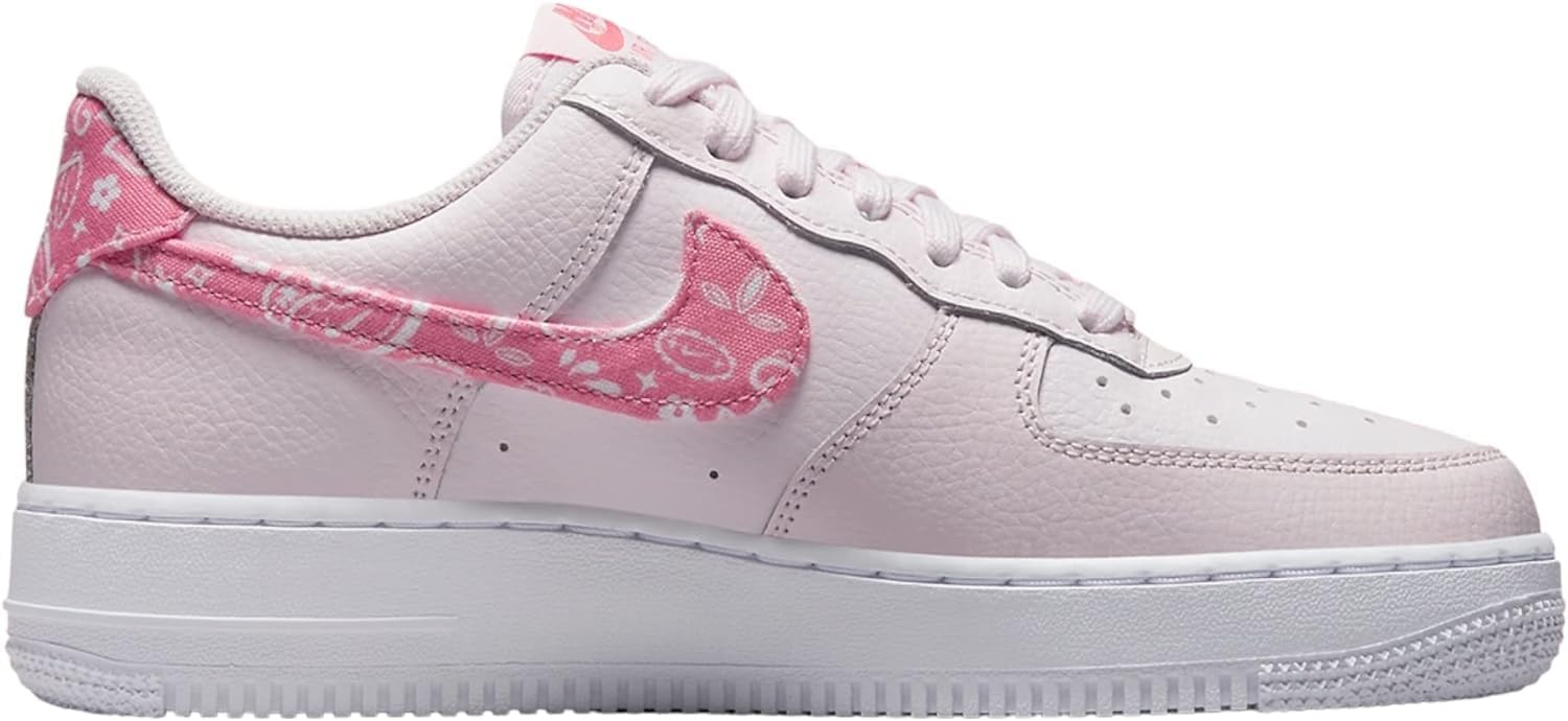 Мужские кроссовки Nike Air Force 1, белый/розовый — фото 3
