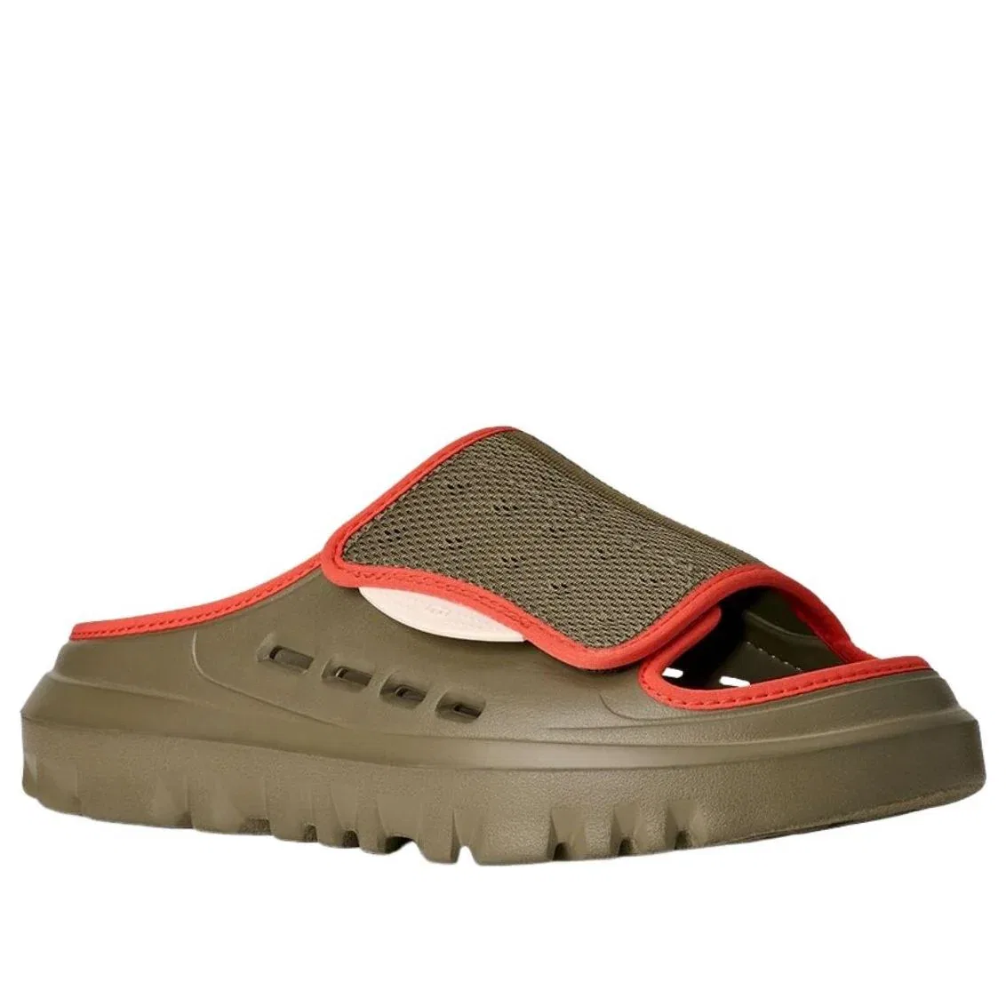 Шлепанцы UGG PeakMod Slide 'Burnt Olive Red Pepper' 1175194-BVRD, оливково-зеленый — фото 2