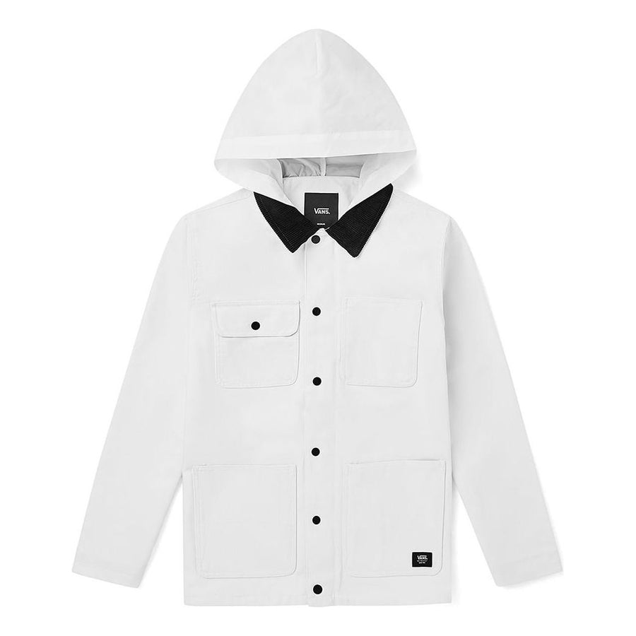 

Куртка Men's Vans Solid Color Multiple Pockets Cargo Jacket White, белый
