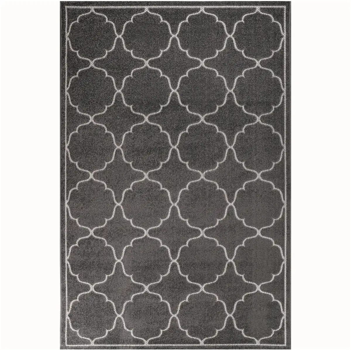 

Ковер Sanat "Berlin", прямоугольный, подходит для использования внутри и снаружи помещений, прочный и простой в уходе 80х200 см, серый