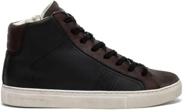 Кроссовки Crime London High Top Essential, черный/коричневый/серый — фото 3