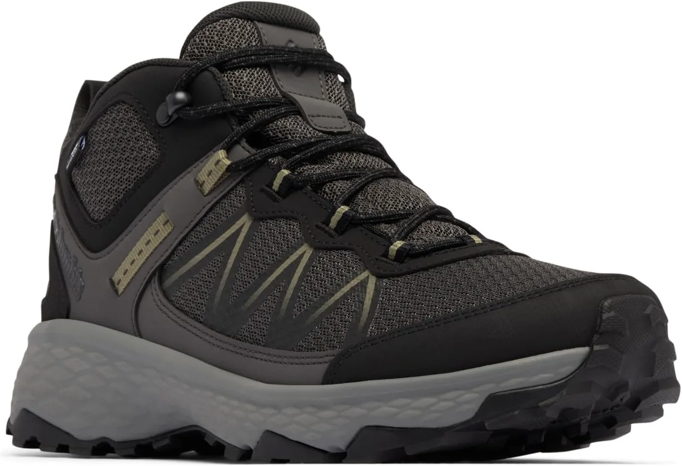 Мужские походные ботинки Columbia Peakfreak Rush Mid Outdry, темно-серый/зеленый