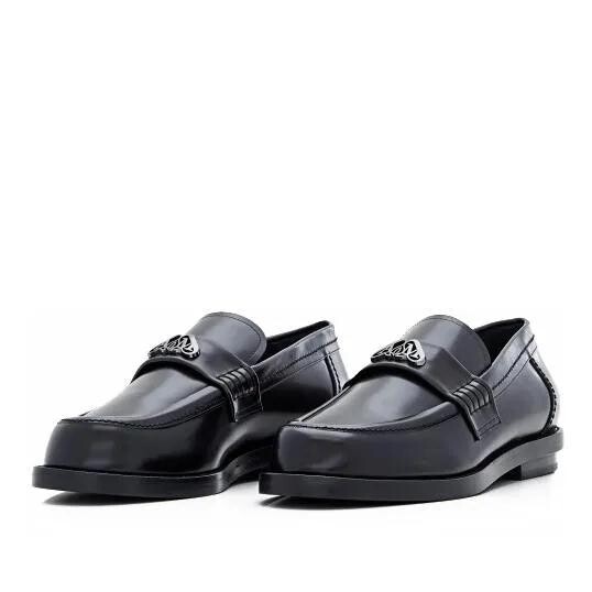

Кожаные лоферы Alexander Mcqueen, черный