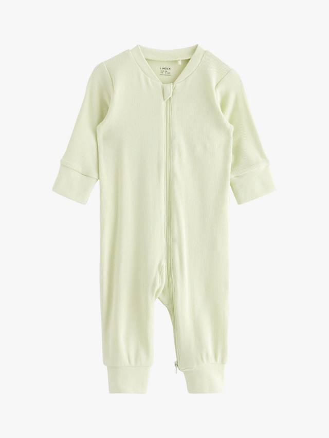 

Детский хлопчатобумажный комбинезон для сна Lindex, цвет Light Dusty Green