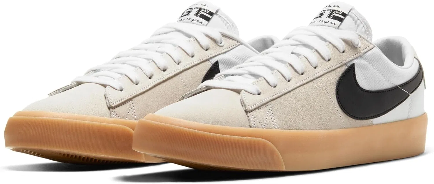 Кроссовки Nike SB Blazer Low PRO GT, цвет White/White/White/Black — фото 4