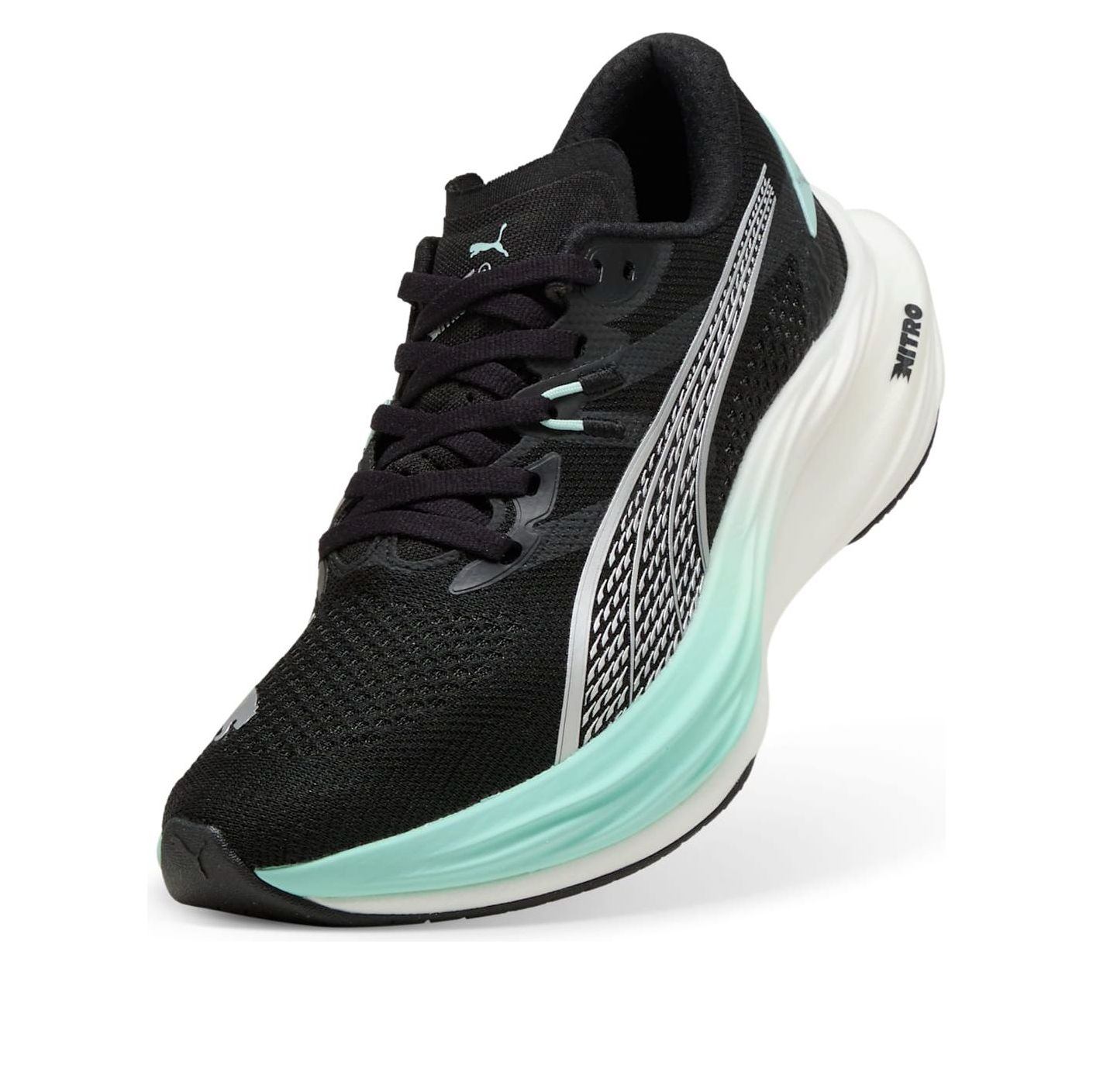 Кроссовки (WMNS) PUMA Deviate Nitro 3 'Black Mint Blue' — фото 3