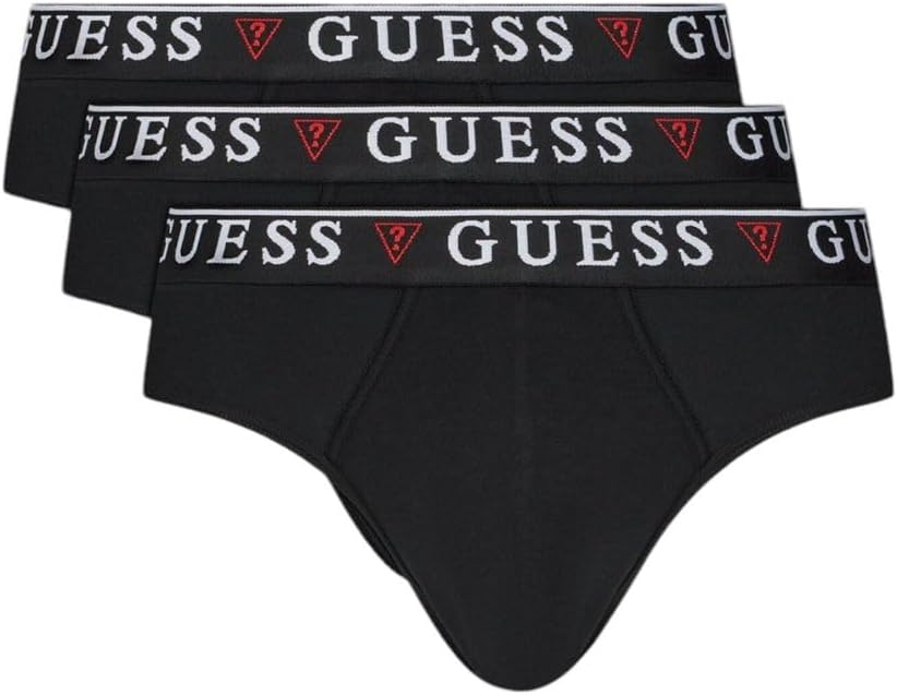 

GUESS мужские трусы-боксеры Eco Brian Hero, 3 шт, Jet Black W/ Frost Grey