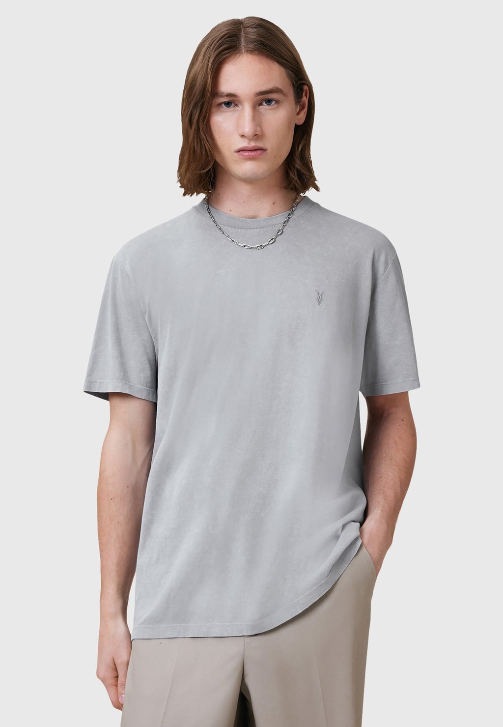 

Базовая футболка SAKA CREW AllSaints, серый