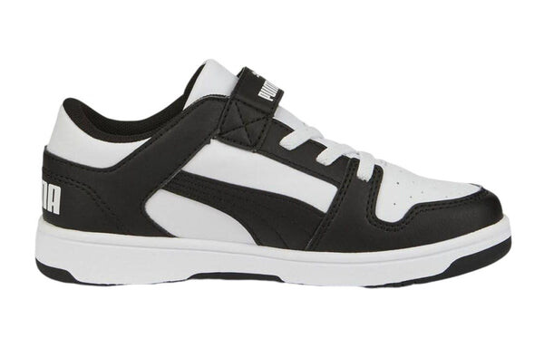 Кроссовки rebound lay-up lo v 'white black' Puma, черный — фото 2
