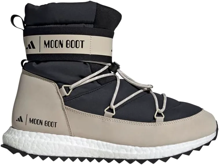 Унисекс-ботинки Adidas Moon Boot Moonboost высокие, черный/коричневый — фото 4