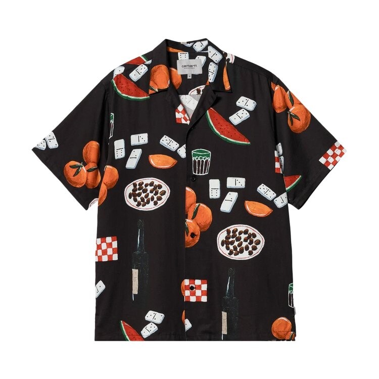 

Рубашка Carhartt WIP Isis Maria Dinner Shirt, цвет Isis Maria Dinner Print/Black