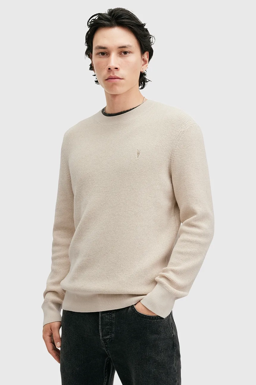

Свитер ASPEN CREW из смесовой шерсти AllSaints, бежевый