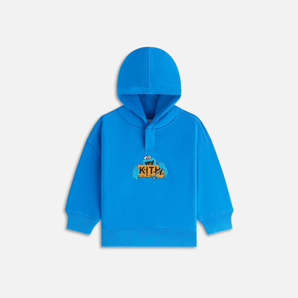 

Топ Kith Baby for Sesame Street Cookie Monster Nelson Hoodie, цвет Voyage