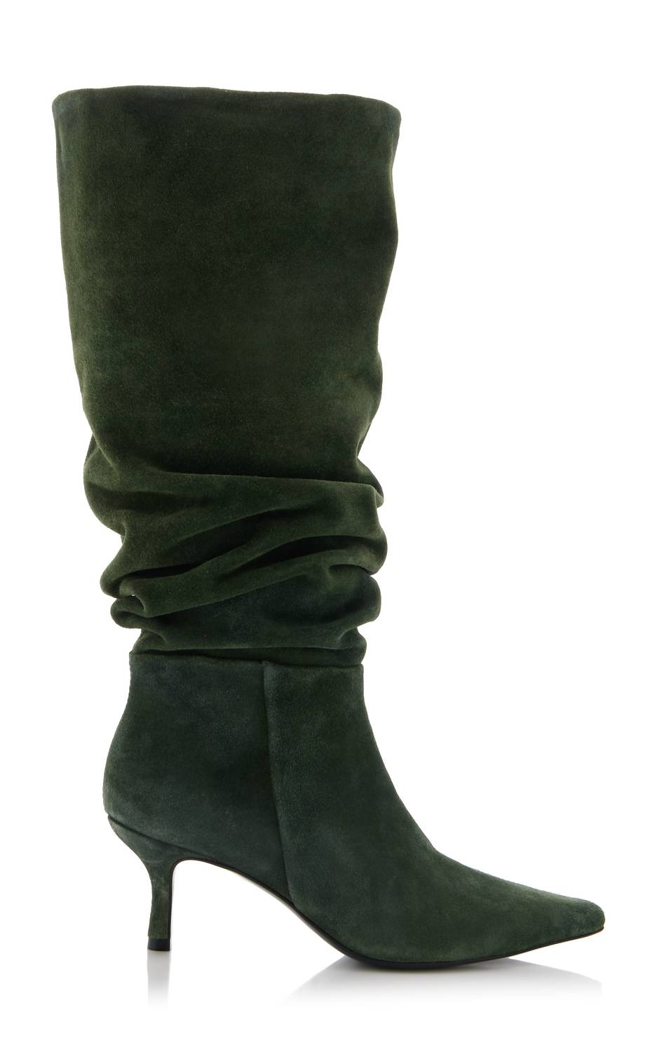 Ботинки Jordi Suede Slouch в цвете Everest Green SIMKHAI