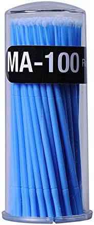 Микроаппликатор для ресниц Bravado, 100 шт, синий