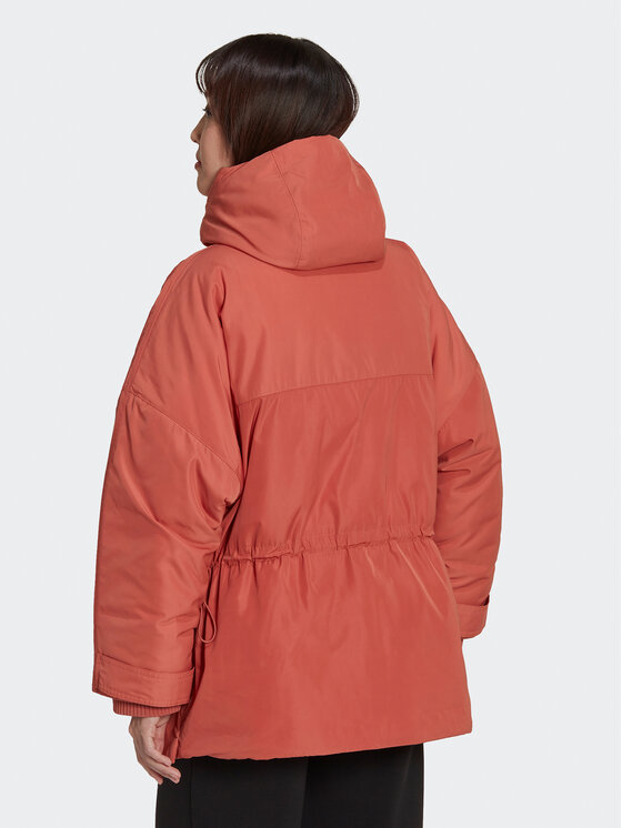 Демисезонная куртка loose fit Parka HK5248 Adidas, оранжевый — фото 2