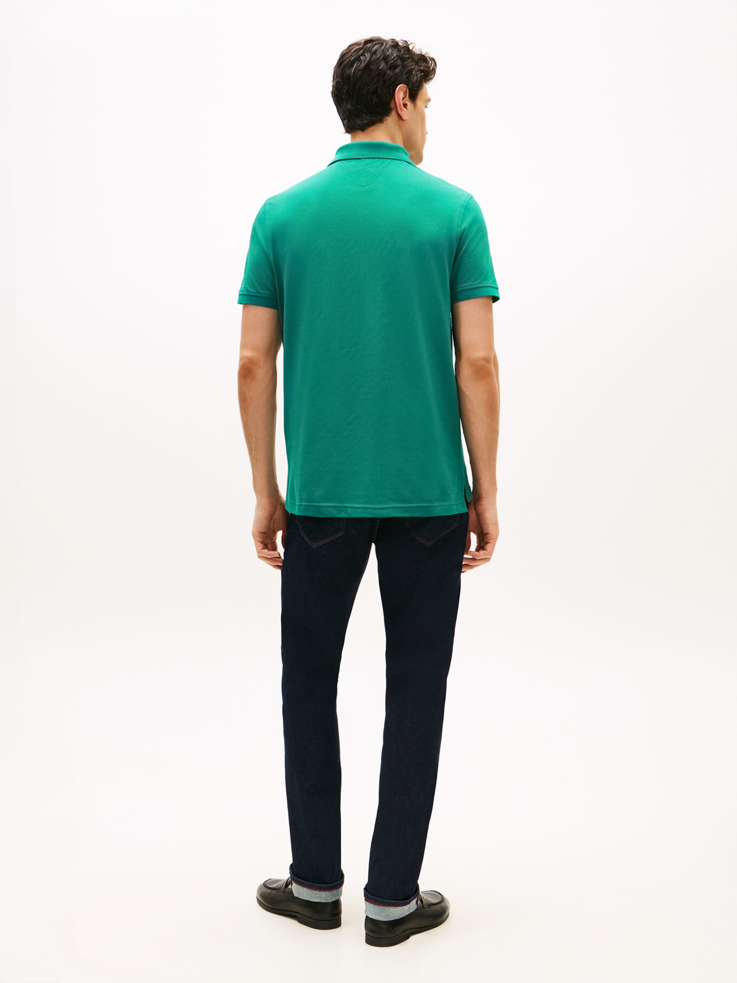TOMMY HILFIGER Футболка 'CORE 1985 REGULAR POLO' в цвете Jade — фото 4