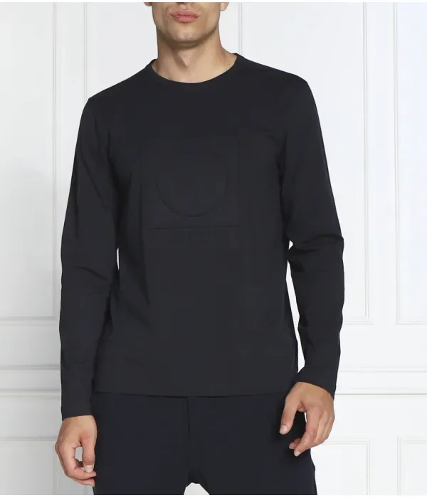 Футболка с длинным рукавом togn 2 slim fit Boss Green, темно-синий